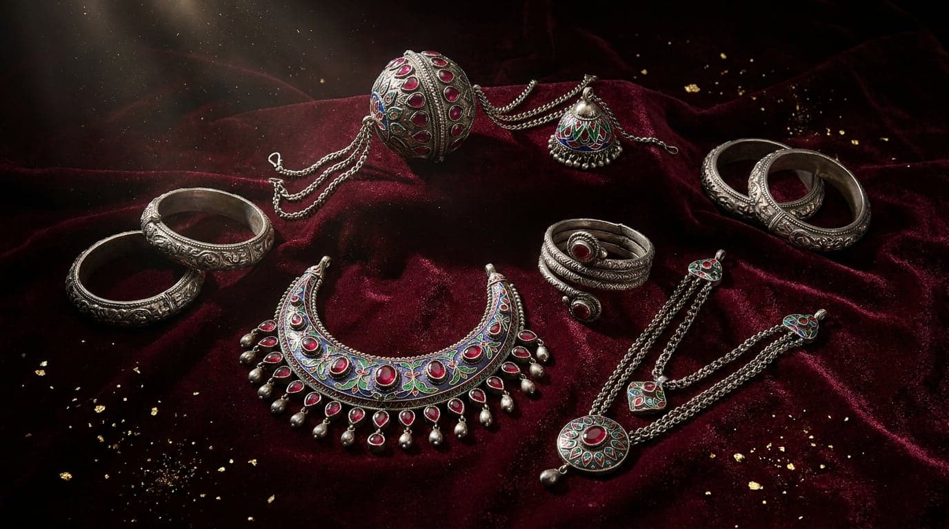 Rajputi Jewellery, Piece by Piece: Borla, Rakhdi, Aad & What Each One Means